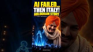 AI Failed… Then Italy! How Sidhu Moosewala’s Hologram Was Made #Shorts