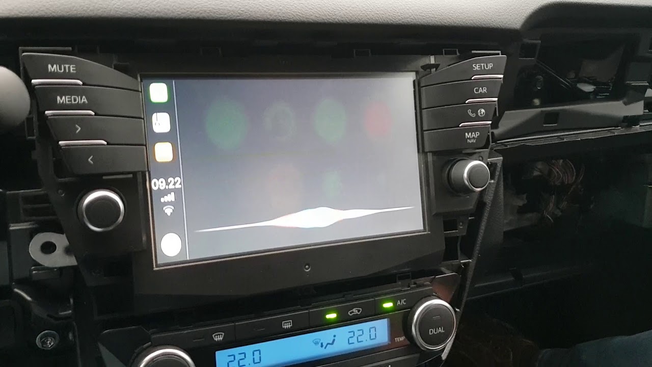 CarPlay og Android Auto Toyota Touch II YouTube