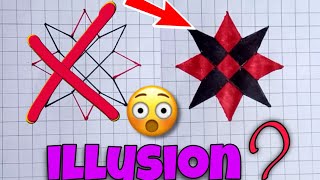 How to draw a easy illusion drawing | easy illusion drawing 😲 #viral