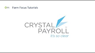 Crystal Payroll Integration