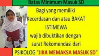 ANAK TIDAK MASUK USIA SEKOLAH? BEGINI CARANYA MENDAPATKAN SURAT REKOMENDASI DARI PSIKOLOG, CUMA 100K