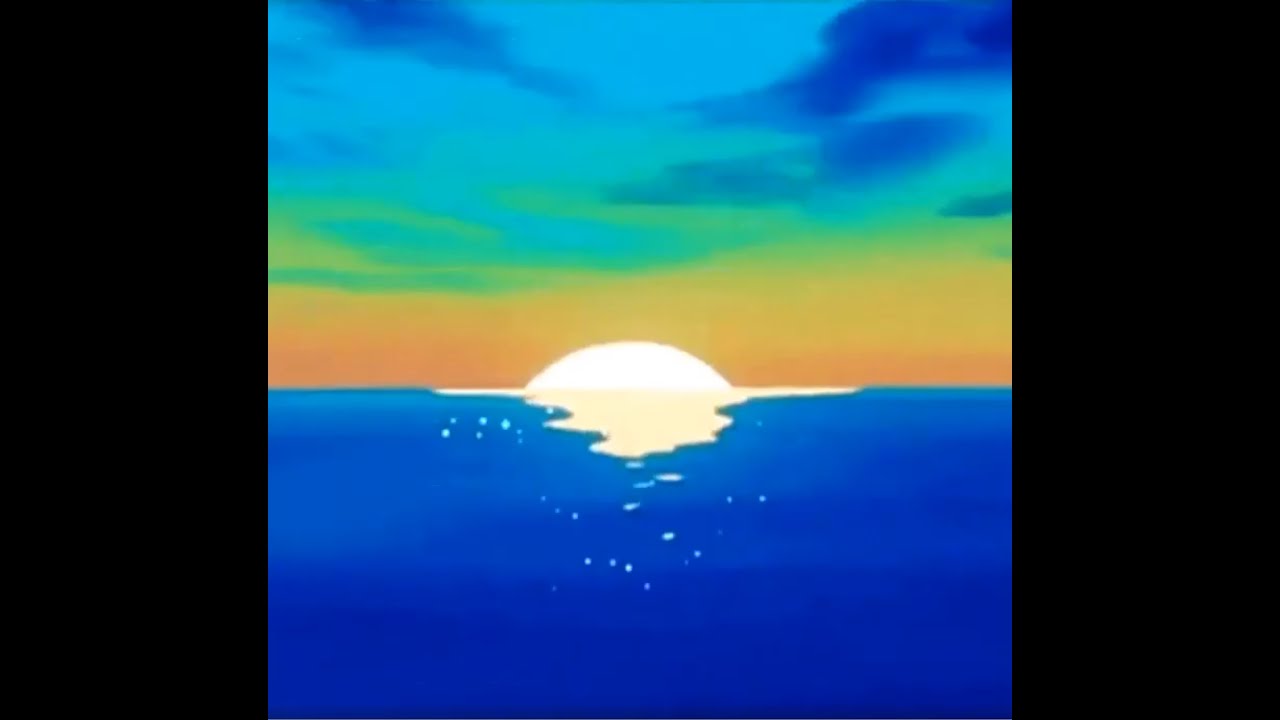 HD wallpaper anime girl beach ocean waves birds clouds scenic  landscape  Wallpaper Flare