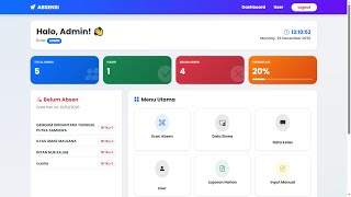 APLIKASI WEB ABSENSI SISWA DENGAN QR YANG TERINTEGRASI WHATSAPP ORANG TUA screenshot 1