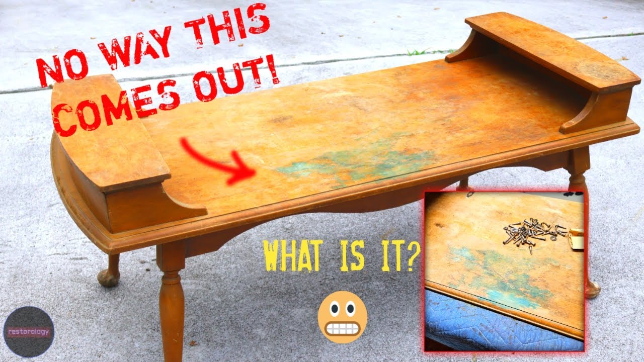 Вы не поверите, что это тот самый стол | Реставрация