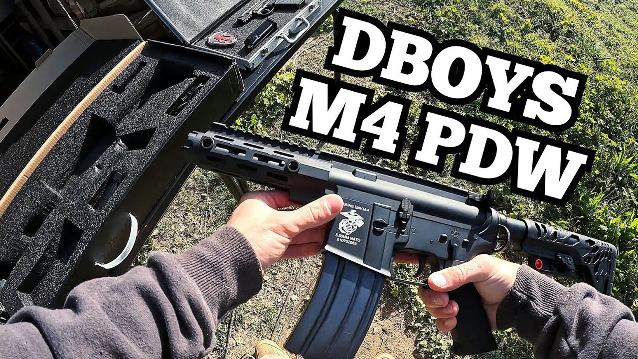 M4 PDW DBOYS (1131)  BLACK | REVIEW AIRSOFT