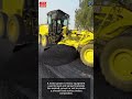 How Motor Grader Levels Asphalt in Road Construction#tool