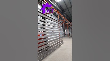 If you have the need of spraying equlpment assembly line. #factory #industrialcoatings