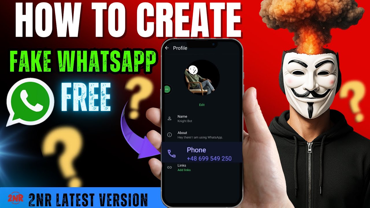 Fake WhatsApp Number 2025 | How to create Fake Whatsapp Account Free