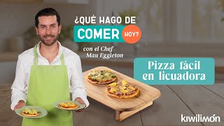 Pizza fácil en licuadora | ¿Qué hago de comer hoy con Nutri?