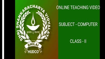 COMPUTER CLASS 2 OPERATING A COMPUTER