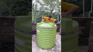 Water Tank Cleaning Magic! 😱 15 Minutes Transformation #is2motivation #shorts