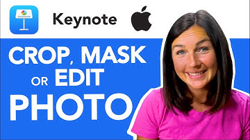 Keynote: How to Crop, Trim, Edit, or Mask a Photo or Image in an Apple Keynote Presentation Slide