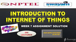 Celebrity 💥WEEK 7💥🔥100%🔥 INTRODUCTION TO INTERNET OF THINGS ASSIGNMENT SOLUTION💥💥 Net Worth