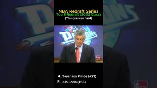 NBA Redraft Series... 2002 Class! 🏀 #basketballshorts #nba #nbadraft #shortsfeed #viralshorts #fyp