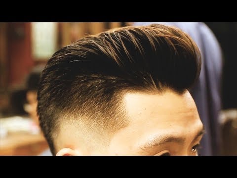 Cắt tóc tạo kiểu Undercut: Skin Fade Pompadour || Blumaan Monarch Matte Paste in ACTION !