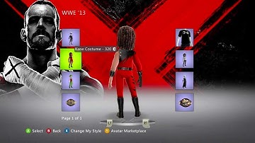 WWE 13 l Xbox 360 l Avatar Collection
