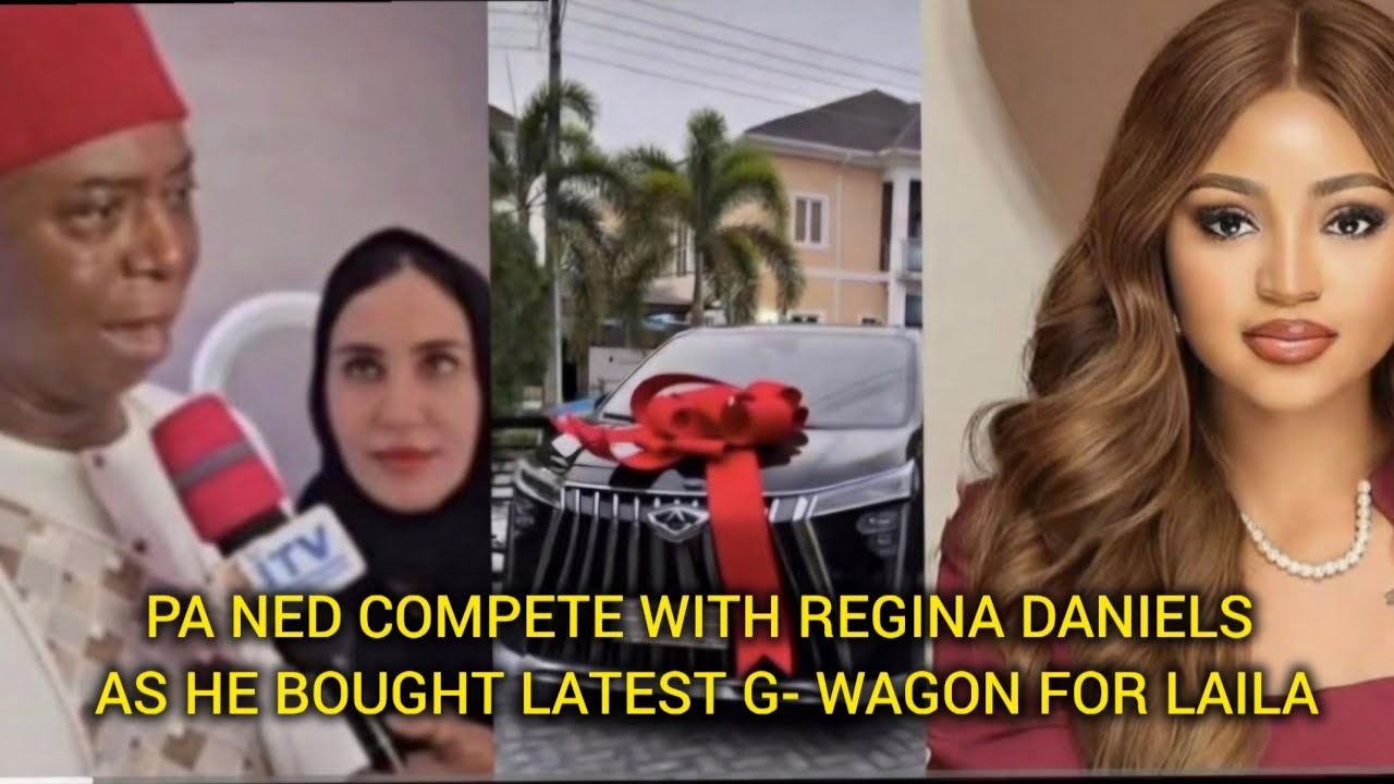 PA NED COMPETE WITH REGINA DANIELS AS HE BOUGHT LATEST G- WAGON FOR LAILA