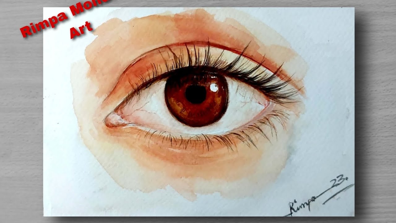 How to draw realistic eye।। realistic eye drawing ।। YouTube