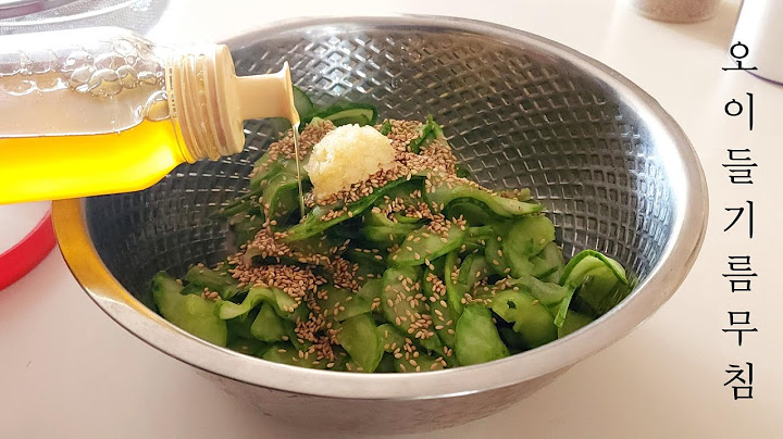 [Korean food]How to Make cucumber salad(Oi-Muchim) with perilla oil #Cucumber Recipe, #Korean salad