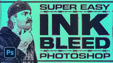 Easy INK BLEED Effect!  - [Photoshop Tutorial] 2022