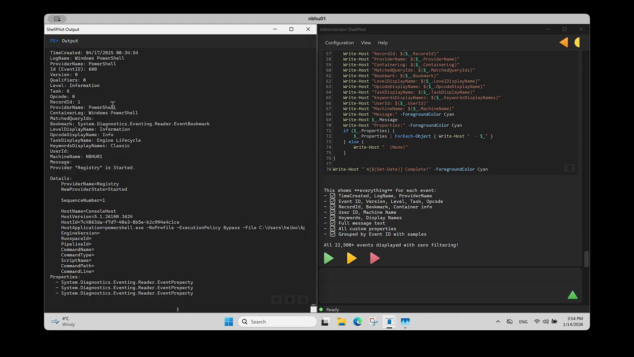 ShellPilot @SISTANA LLC - First Look: Activation, UI & Performance Demo. 