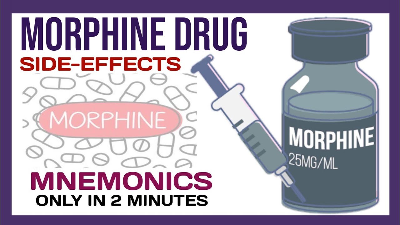 Morphine Side Effects Mnemonics Pharmacology YouTube