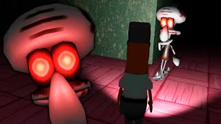 SQUIDWARD WHAT'S WRONG WITH YOU!? (Spongebob Horror) - Full Game + Ending - No Commentary