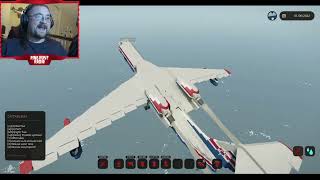 Donny Crashes Plane, But SURVIVES in Stormworks Build and Rescue Gameplay! - Ring Rust Radio Gaming