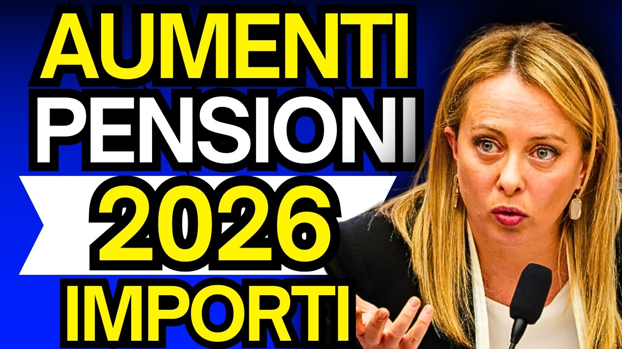 NUOVI IMPORTI PENSIONI 2026 💶 ECCO QUANTO PERDI CON IL TAGLIO DELLA RIVALUTAZIONE ISTAT