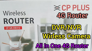 CP Plus Wireless 4G Router | 4G Router With Sim Card | Wireless 4G Router | Unboxing | Installation