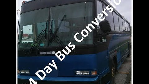 34 Day Bus conversion Part 1 - Framing