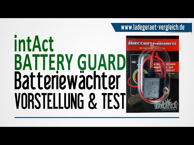 Test verschiedener Batterie Wächter mit Bluetooth (z.B. IntAct