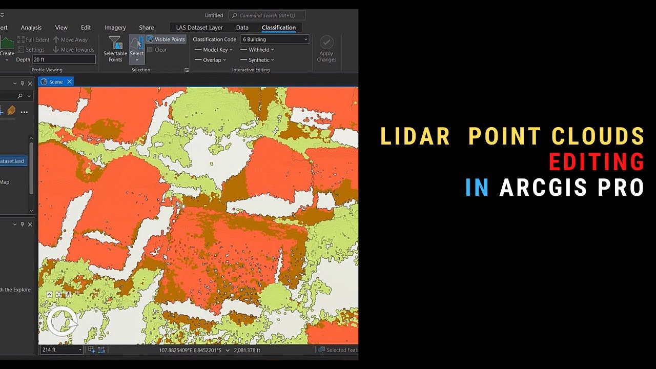 LIDAR Point Clouds Editing and Manipulation in ArcGIS Pro - YouTube
