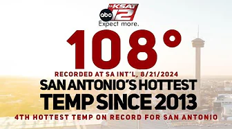 Wednesday was San Antonio’s hottest day in 11 years 🤯 thumbnail