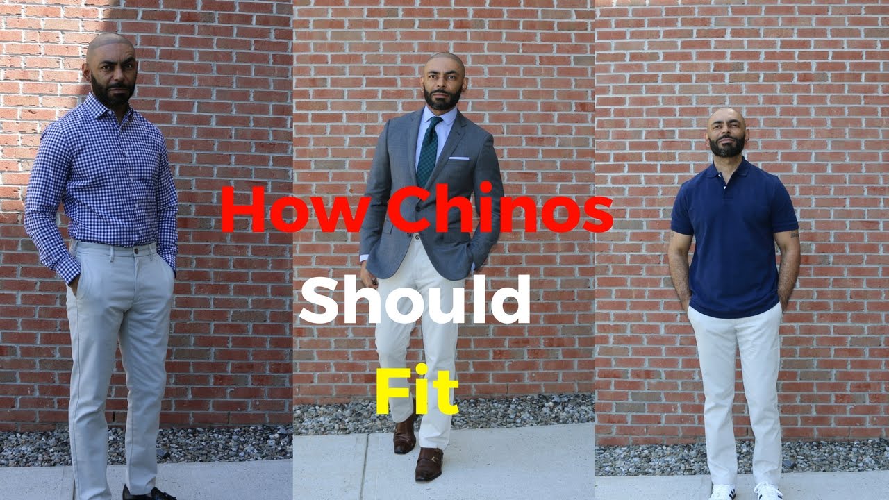 How Chinos Should Fit ( A Spring Essential ) - YouTube
