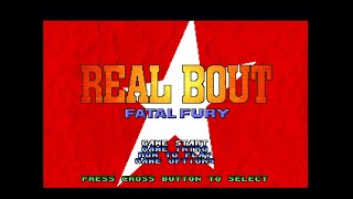 Real Bout Fatal Fury - Sony PlayStation - Intro & Title Screen