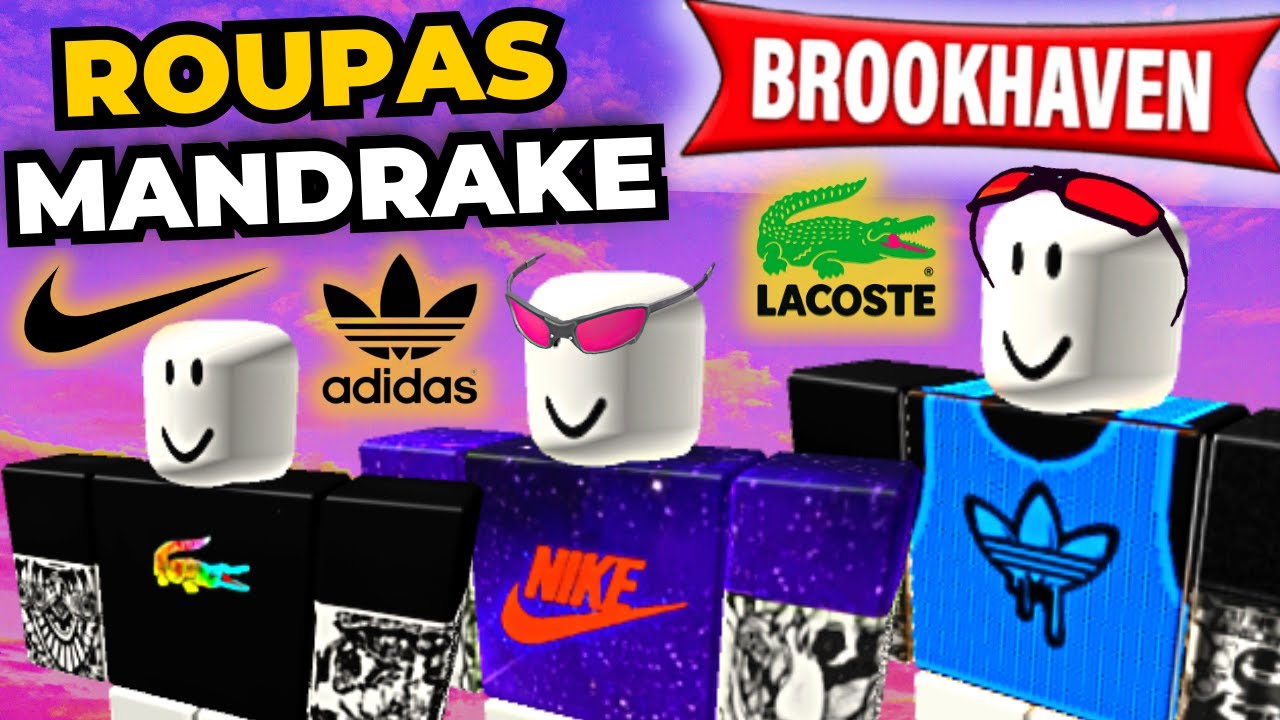 Pegue GRÁTIS Roupas Mandrake no Brookhaven e Bloxburg - Roblox