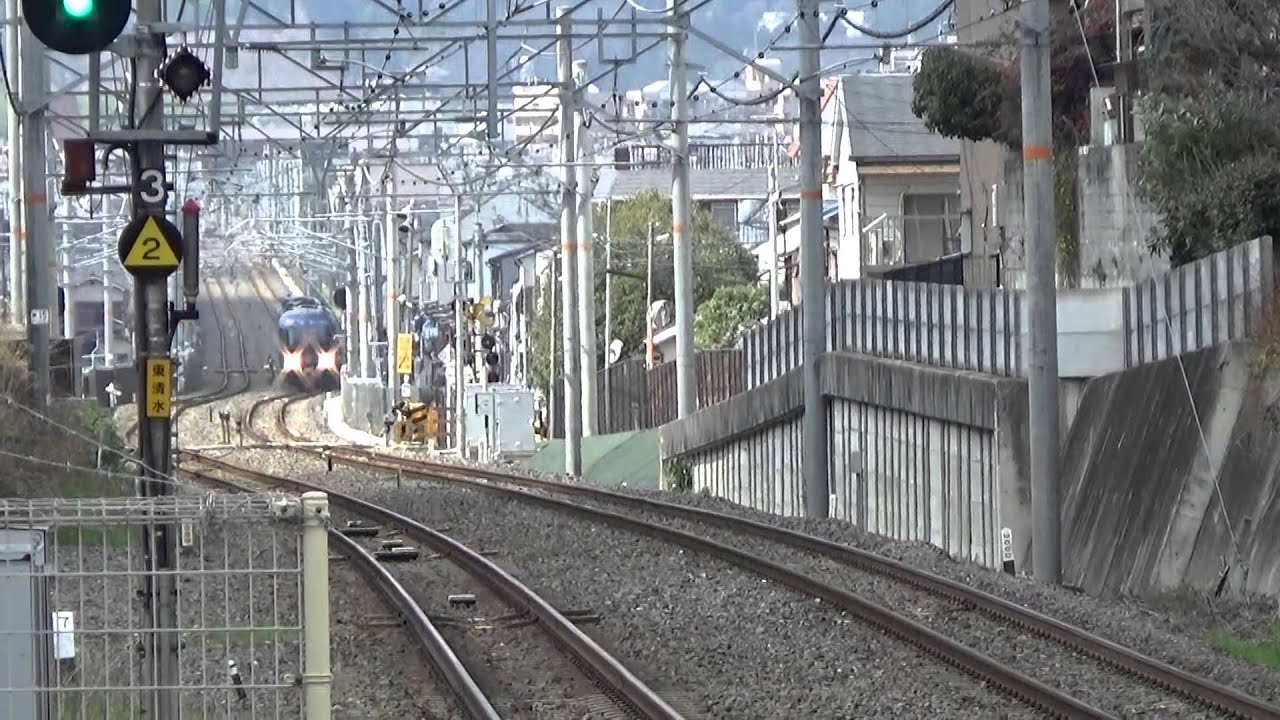 KTR8000形「丹後の海」＋「タンゴディスカバリー」 太秦駅通過