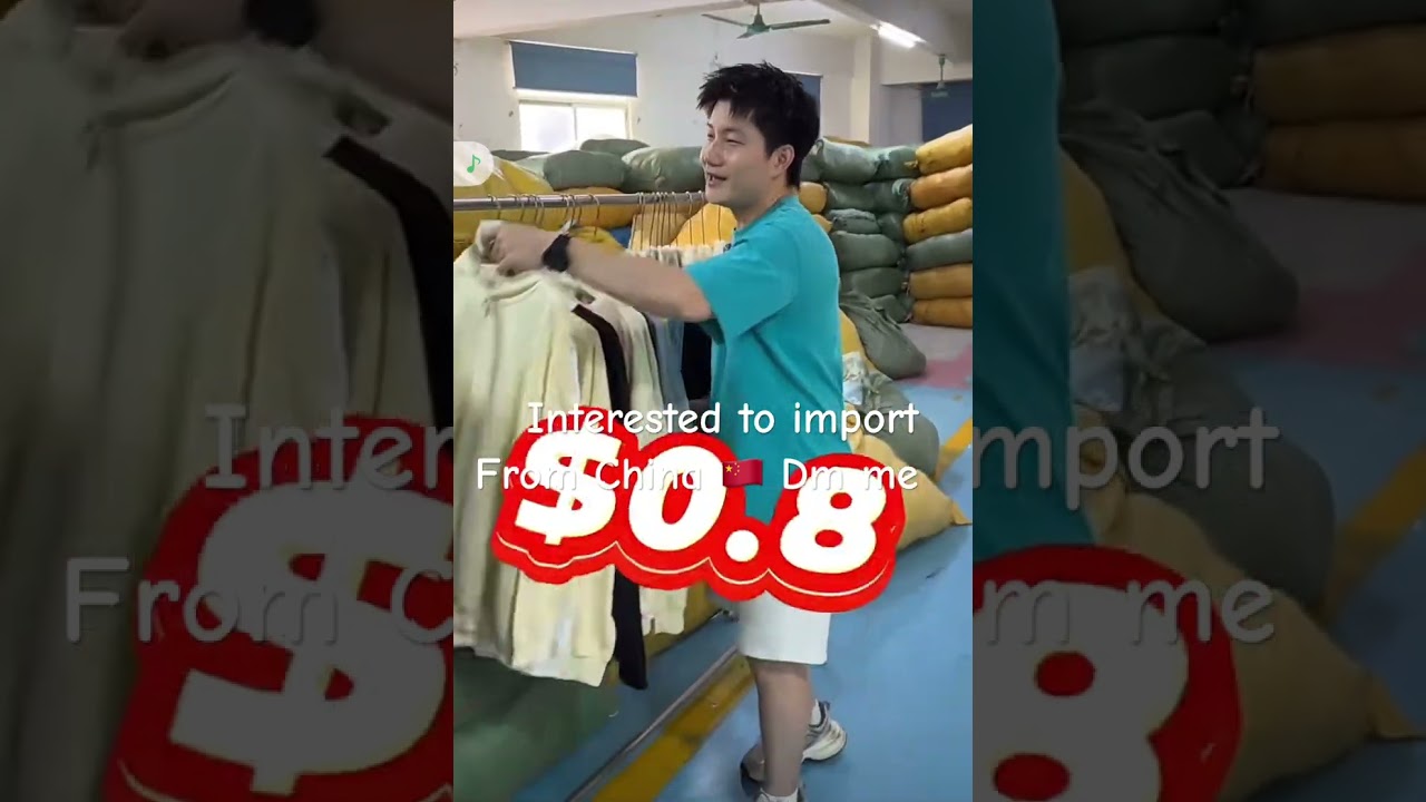 Guangzhou market clothing and shipping. 