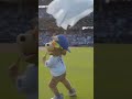 Clark takes the field with the W flag after Cubs defeat Pirates 21-0 | #shorts
