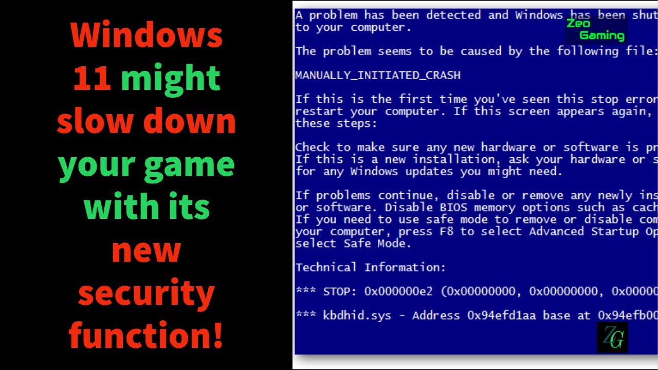 Windows 11 might slow down your game with its new security function ...