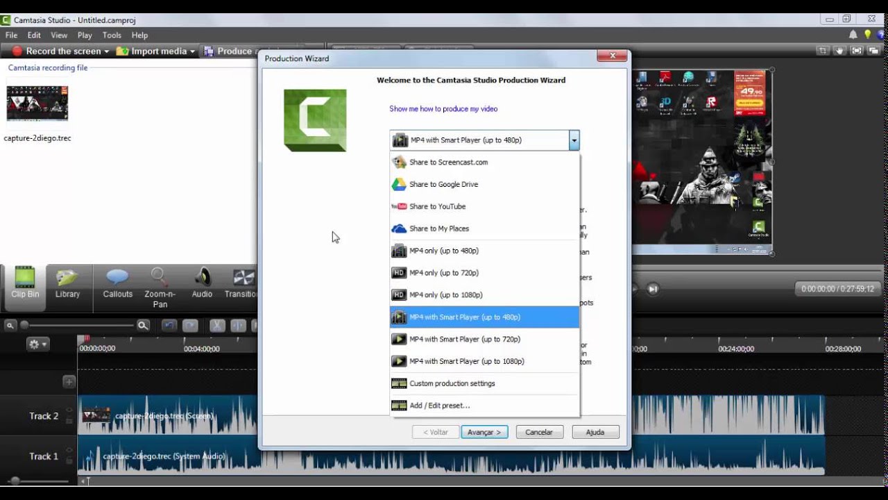 Tuturial Como Converter Videos Do Camtasia Studio 8 Para O Formato Tuturial como converter videos do camtasia studio 8 para o formato