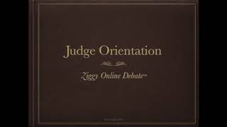 Ziggy Judge Orientation 2020