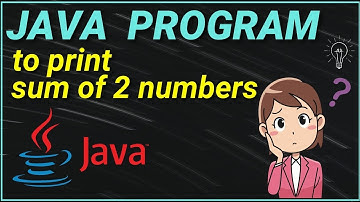 Adding two numbers in java