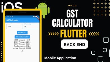 GST Calculator App | Back-End | Add Logic To Mobile Application Easy!