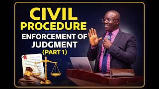 CIVIL PROCEDURE- EXECUTION OR ENFORCEMENT OF JUDGEMENT (PART 1)