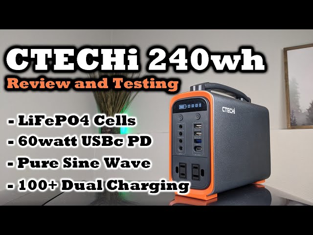 For CTECHi GT200 pro 240Wh 320Wh T240 Portable Power Station Solar Generator  PSU