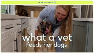 What a veterinarian feeds her dogs