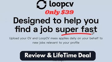 LoopCV Lifetime Deal  – Automate Your Job Search & Applications