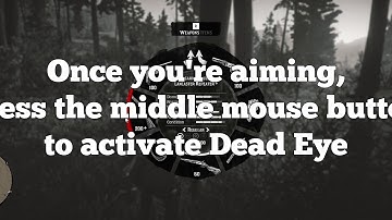 How to use manual dead eye Red Dead Redemption 2 PC